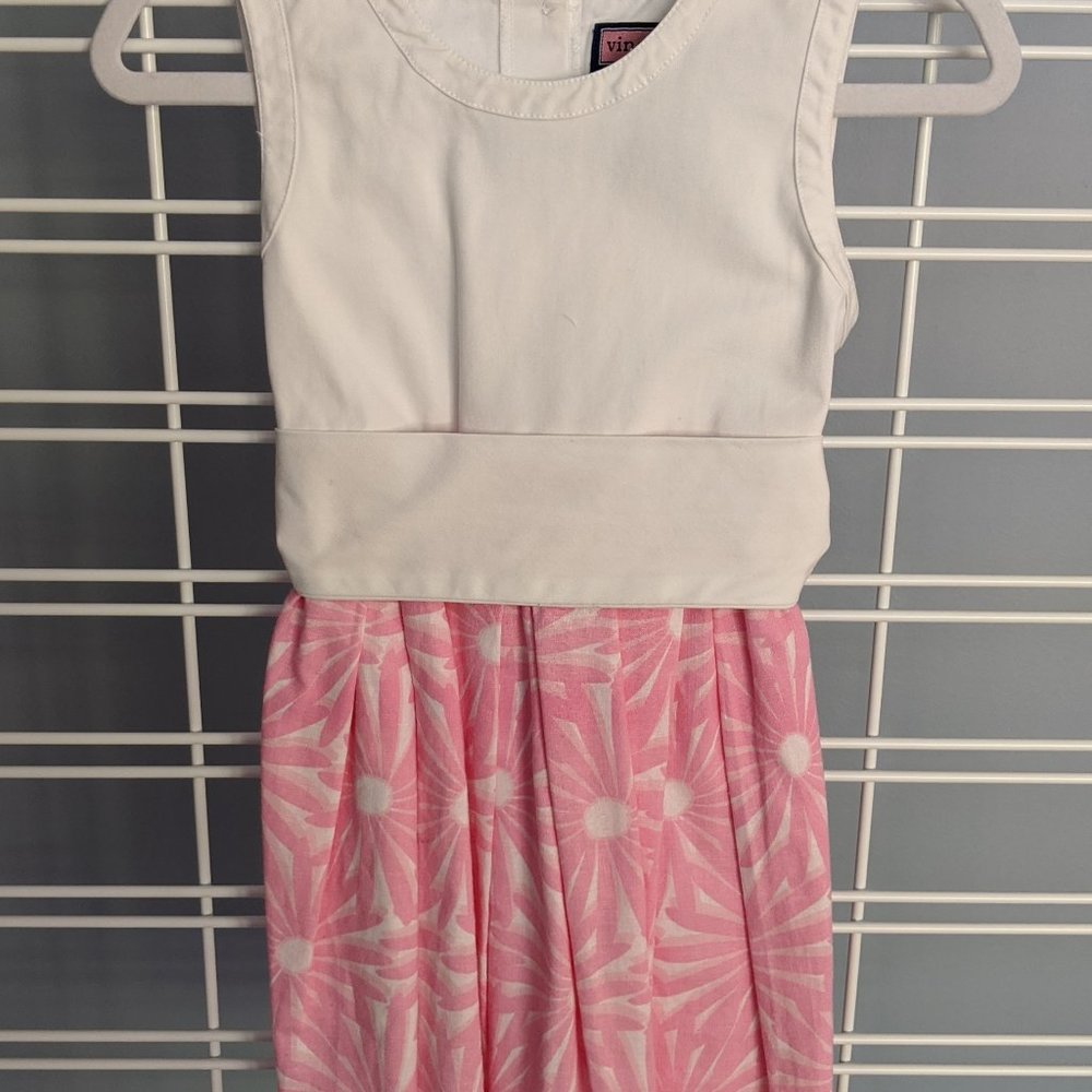 Girls sleeveless woven dress